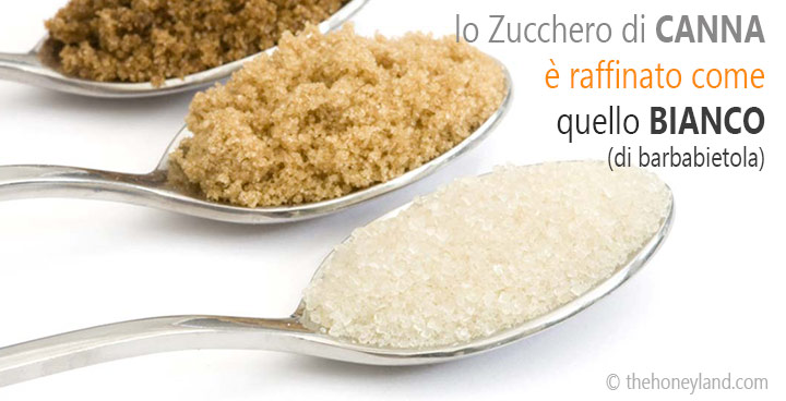 Creme spalmabili bio e i zuccheri raffinati - zucchero di canna