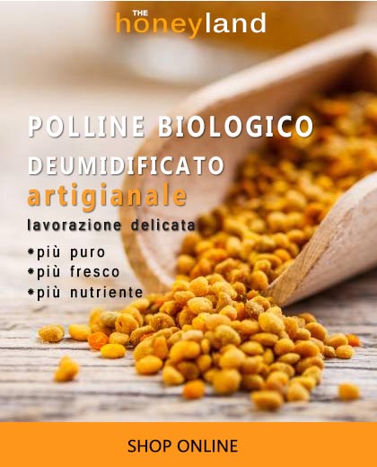 Polline biologico italiano deumidificato a freddo